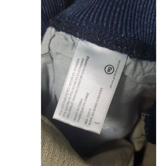 Ag Adriano Goldschmied Kids The Luke Denim Jogger Pants Big Boy's Size Large - Picture 10 of 13